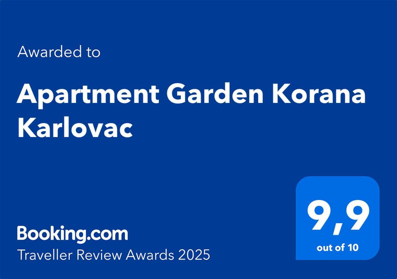 Apartment Garden Korana Karlovac Extérieur photo